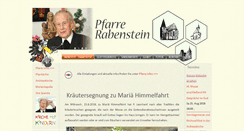 Desktop Screenshot of pfarre-rabenstein.at